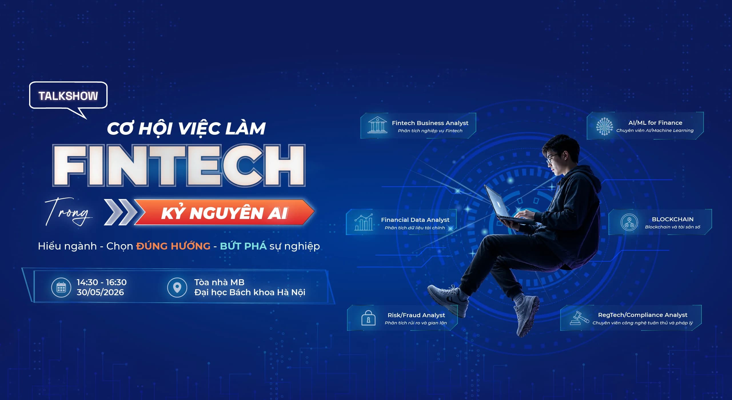 Talkshow Cơ hội việc làm Fintech trong kỷ nguyên AI
